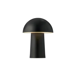 LED-akkukäyttöinen pöytävalaisin Faye Portable, musta, himmennettävä, USB