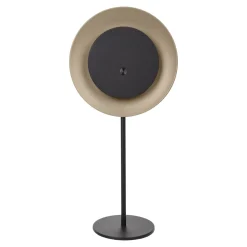 LED-akkukäyttöinen pöytävalaisin Solan, musta/beige, aurinkoenergia, IP54