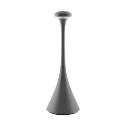 LED-akkupöytälamppu Nudrop, IP54, grafiitinharmaa