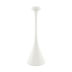 LED-akkupöytälamppu Nudrop, IP54, lumenvalkoinen