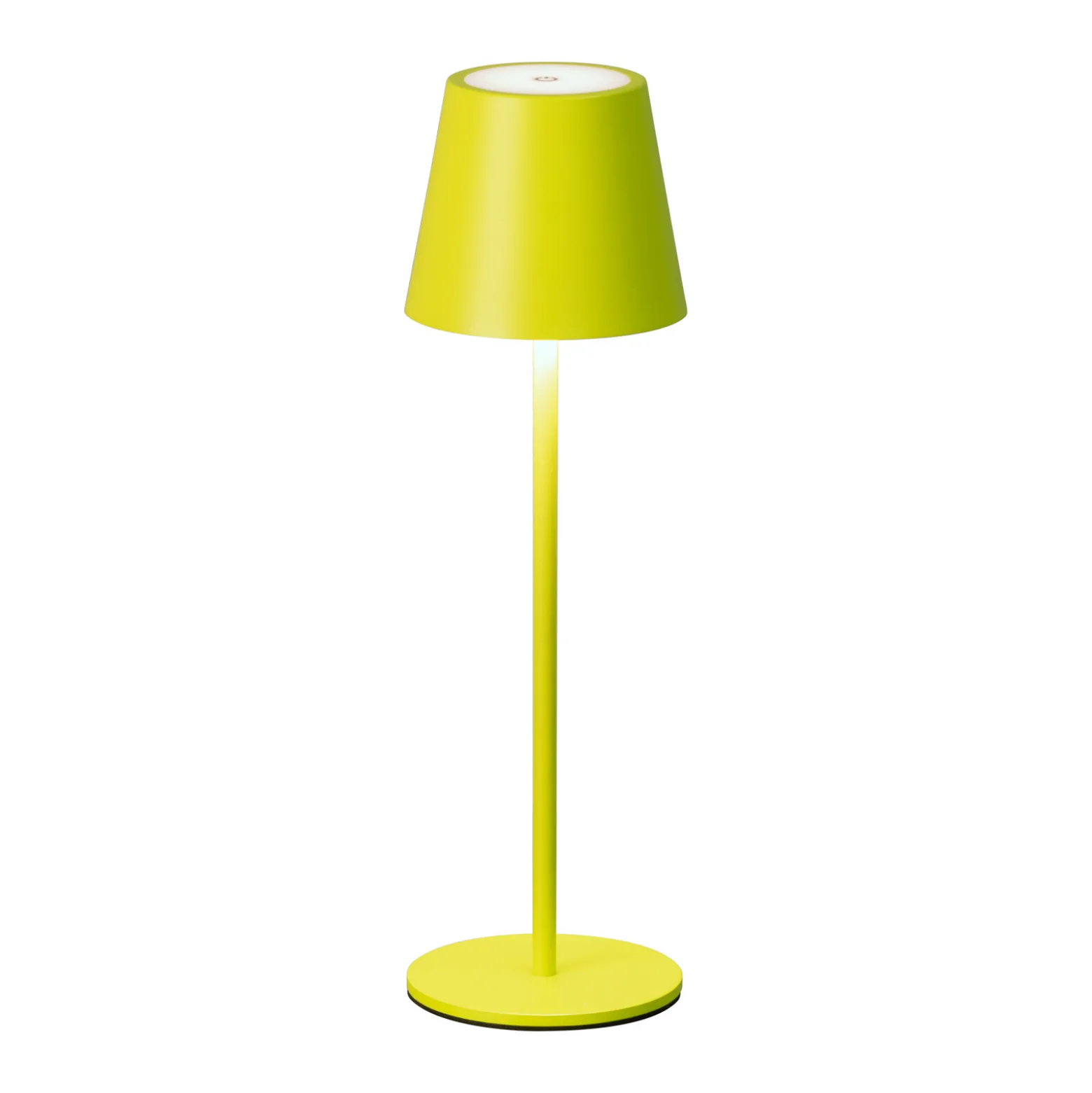 LED-akku-pöytävalaisin Viletto, vaaleanvihreä, IP54
