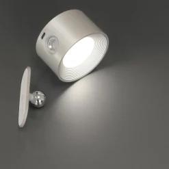 LED-akku-seinävalaisin Magnetics, hopea, CCT, magneetilla