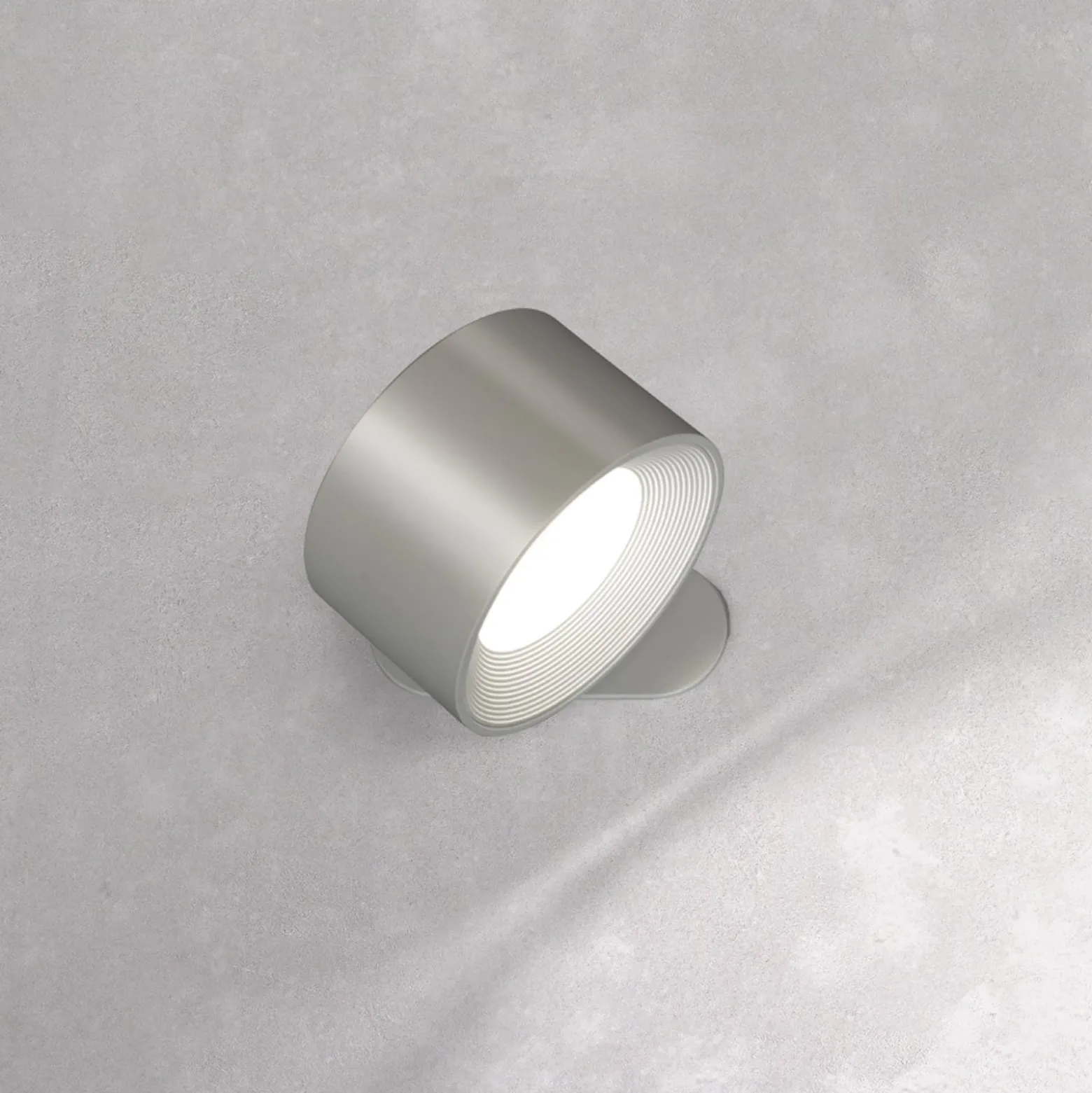 LED-akku-seinävalaisin Magnetics, hopea, CCT, magneetilla