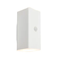LED-akku ulkoseinävalaisin, valkoinen, anturi, ylös/alas