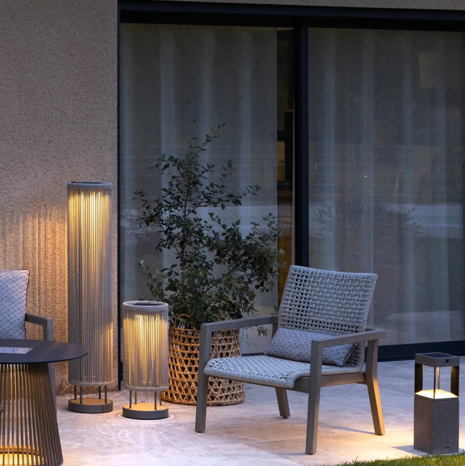 LED-aurinkoenergian maavalaisin Rop&Strip Korkeus 58 cm, 3000 K, 500 lm