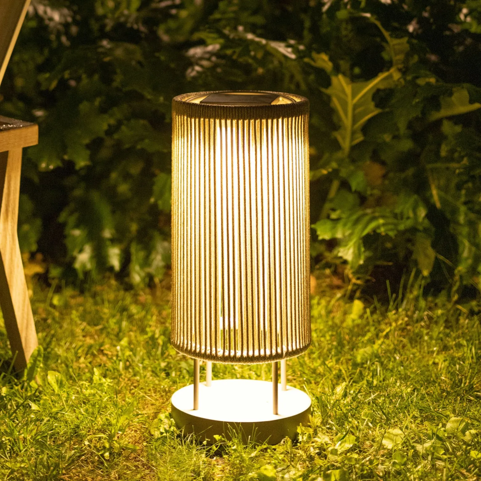 LED-aurinkoenergian maavalaisin Rop&Strip Korkeus 58 cm, 3000 K, 500 lm