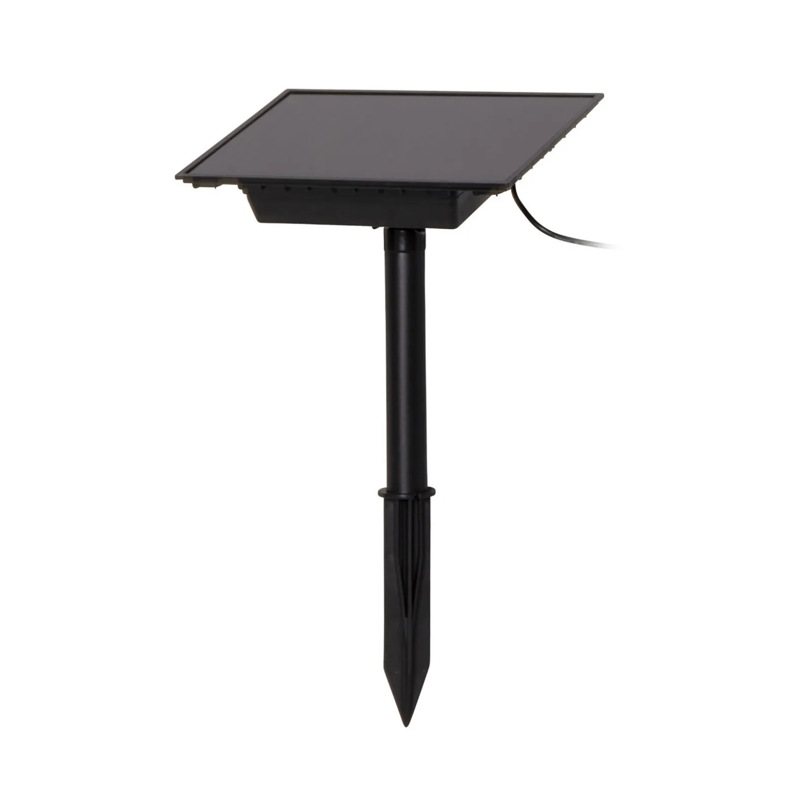LED-aurinkokäyttöinen kohdevalaisin Powerspot 53 cm, 250 lm, musta, maakiinnike