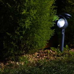 LED-aurinkokäyttöinen maapiikkikohdevalo Prima, 4 kpl, IP44