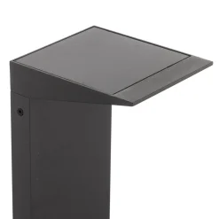 LED-aurinkokäyttöinen tienvarsivalaisin Soleil, antrasiitti, metalli, IP54,