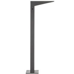 LED-aurinkokäyttöinen tienvarsivalaisin Soleil, antrasiitti, metalli, IP54,