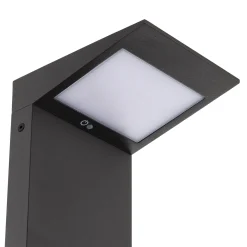 LED-aurinkokäyttöinen tienvarsivalaisin Soleil, antrasiitti, metalli, IP54,