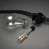 LED-aurinkokäyttöinen valoketju juhliin, 6,2 W, keltainen, IP44, 1800 K