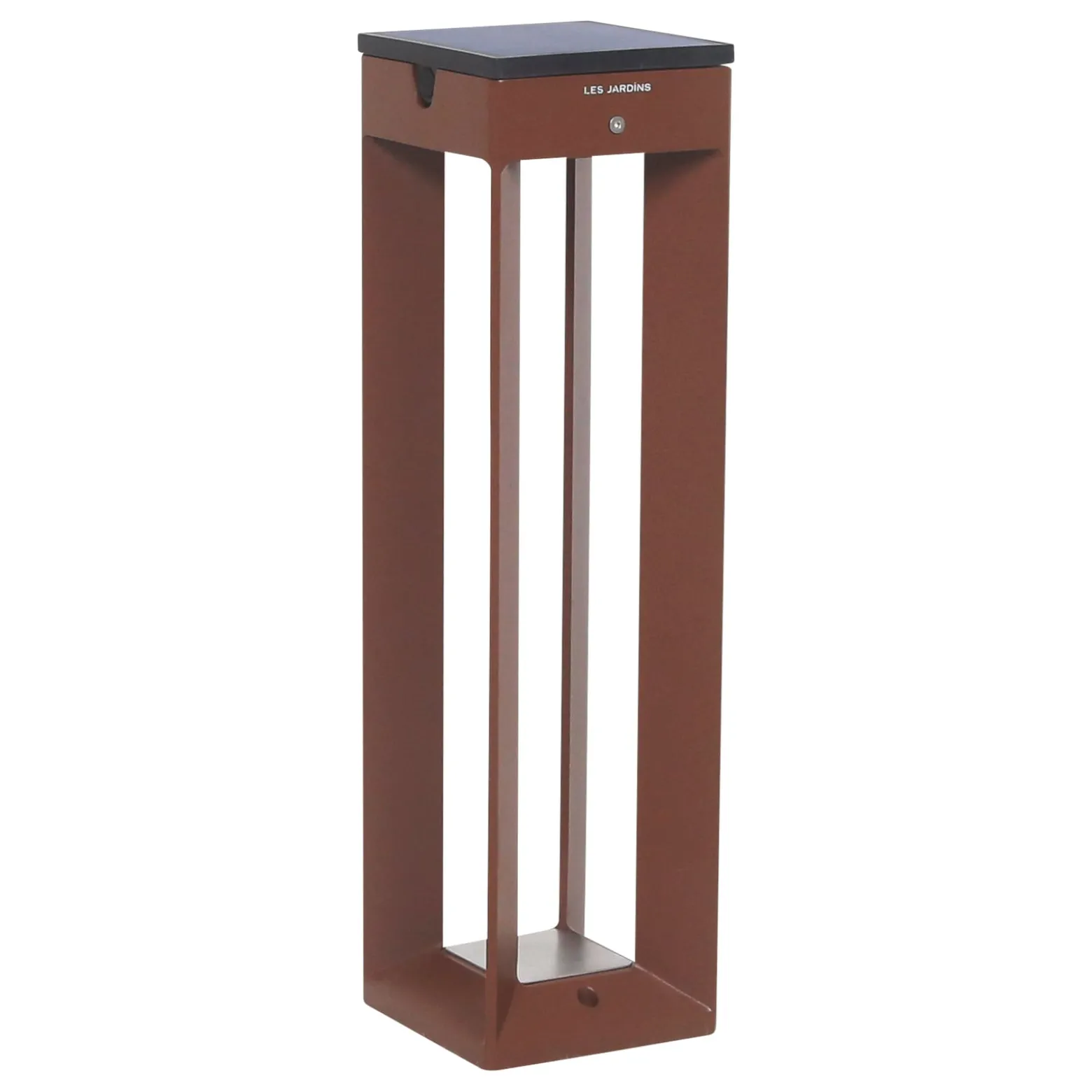 LED-aurinkolamppu Borne, sensori, 45 cm, corten