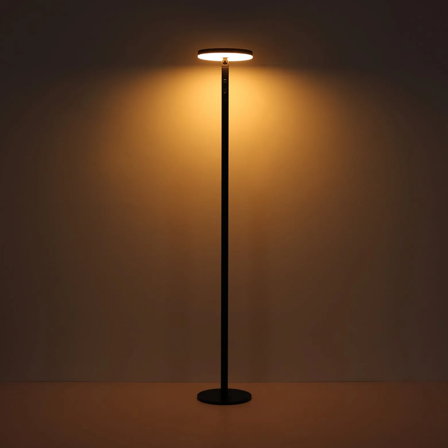 LED aurinko lattiavalaisin 36508, musta, alumiini, CCT, IP54