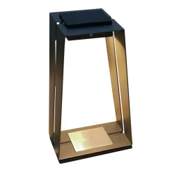 LED-aurinkolyhty Skaal alumiinia, 40 cm, harmaa