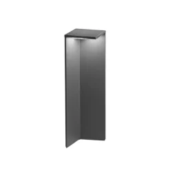 LED-aurinkopolkuvalo Fold, tummanharmaa, liiketunnistin, IP54