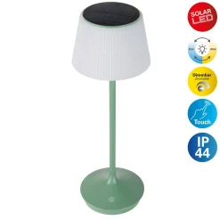 LED-aurinko-pöytävalaisin Emmi CCT vihreä