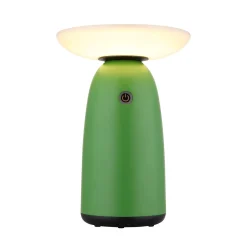 LED-aurinkopöytävalaisin 36625, vihreä, metalli, 23 cm, himmennettävä