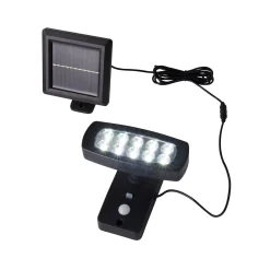 LED-aurinkoseinävalaisin 67423BK-PIR, liiketunnistin