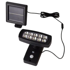 LED-aurinkoseinävalaisin 67423BK-PIR, liiketunnistin