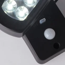 LED-aurinkoseinävalaisin 67423BK-PIR, liiketunnistin