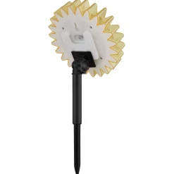 LED-aurinkovalaisin 33598 Auringonkukka Ø 13 cm, keltainen, muovia