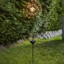 LED-aurinkovalaisin Firework maapiikillä, 100 cm