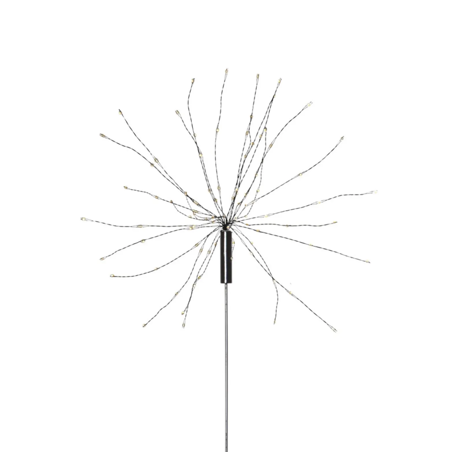 LED-aurinkovalaisin Firework maapiikillä, 100 cm