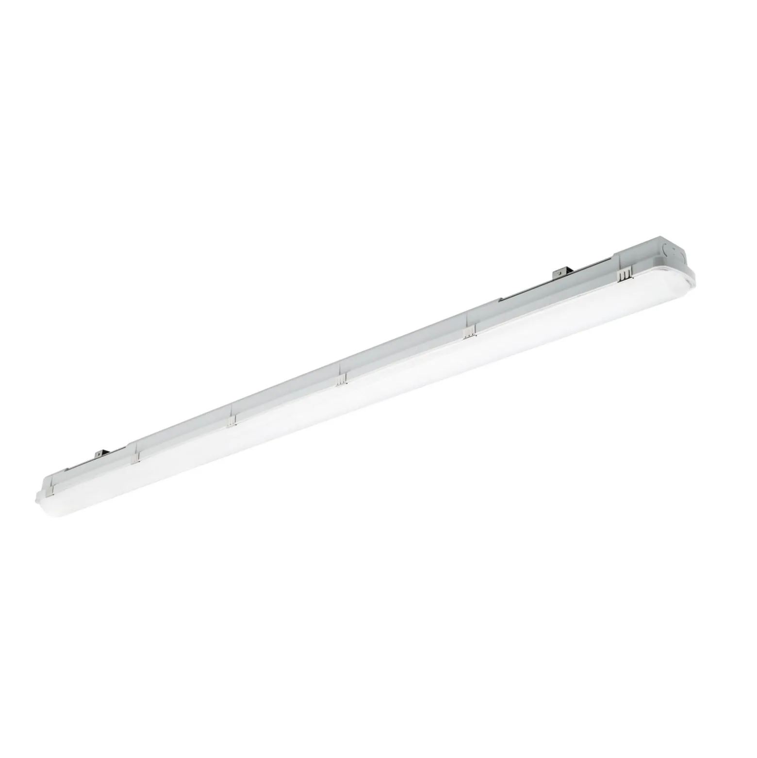 LED-diffuusorivalaisin RESISTO, vaaleanharmaa, 150 cm, 42 W, 840 IP66