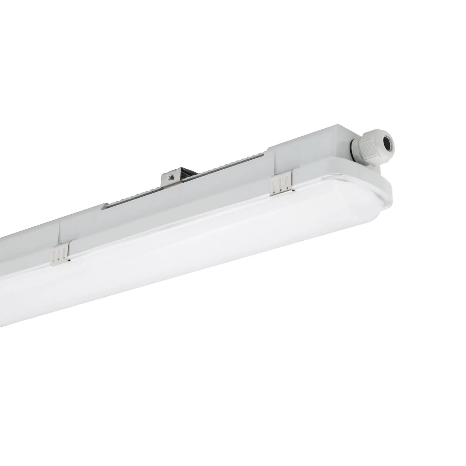 LED-diffuusorivalaisin RESISTO, vaaleanharmaa, 120 cm, 17 W, 840 IP66