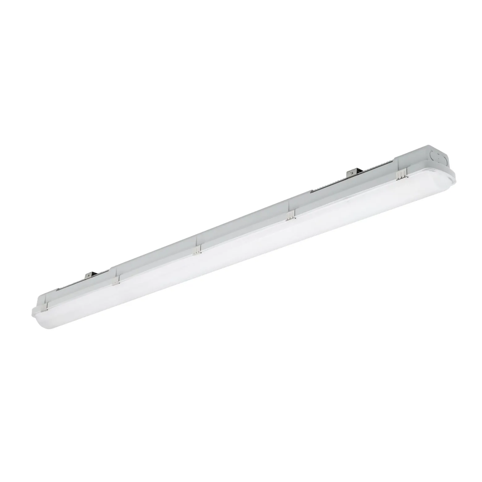 LED-diffuusorivalaisin RESISTO, vaaleanharmaa, 120 cm, 17 W, 840 IP66