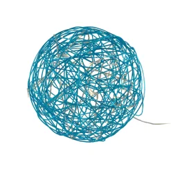 LED 3D muotoilupallo Galax Fun, Ø 30 cm, sininen