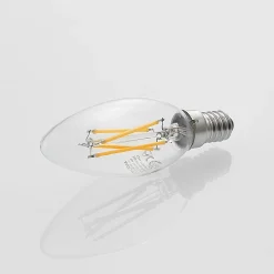 LED-filamenttilamppu E14 4W 827 kynttilä him., 5x