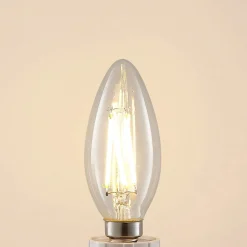 LED-filamenttilamppu E14 4W 827 kynttilä him., 3x
