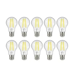 LED-filamenttilamppu E27 3,8W 827 806 lm 10 kpl