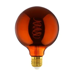 LED Globe E27 G125 4W 2 000 K filament kupari