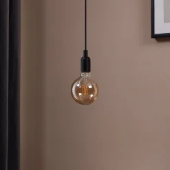 LED-globe-lamppu E27 G125 4W 1700 K filament kulta