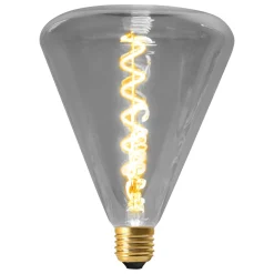 LED-globe-lamppu E27 4W 2 200 K, harmaa sävy