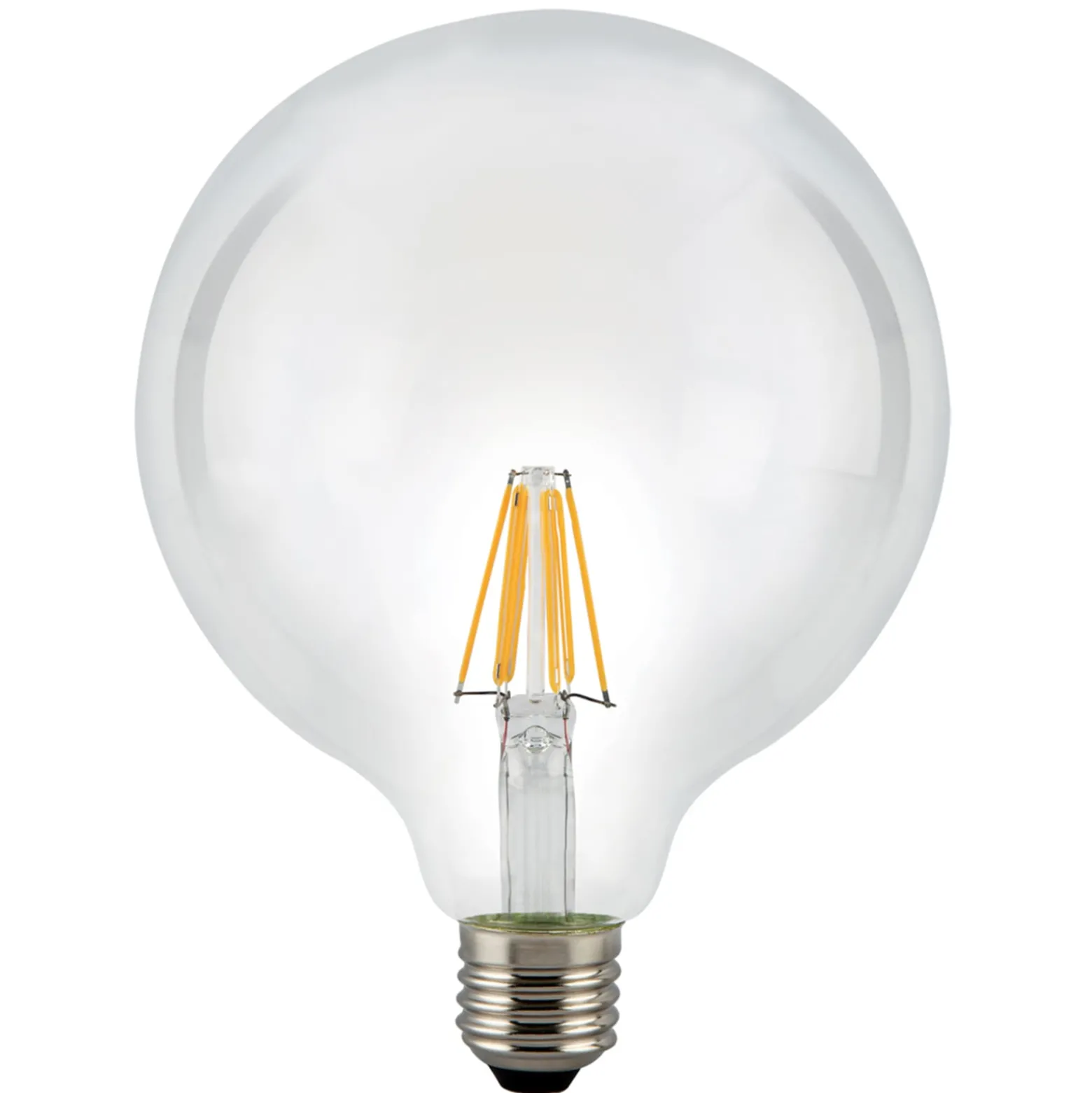 LED-globe-lamppu E27 8W 827 kirkas