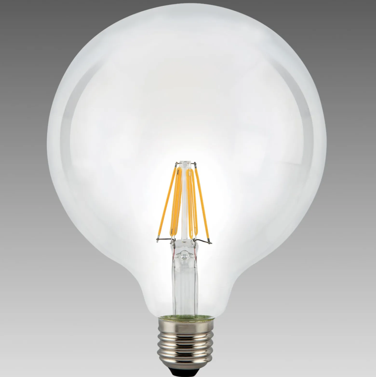 LED-globe-lamppu E27 8W 827 kirkas