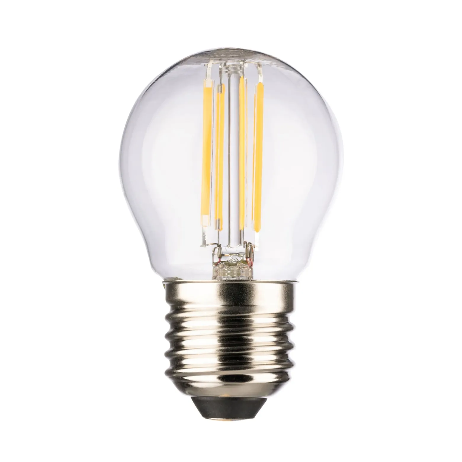 LED-golfpallolamppu E27 4W 2.700 K filament kirkas