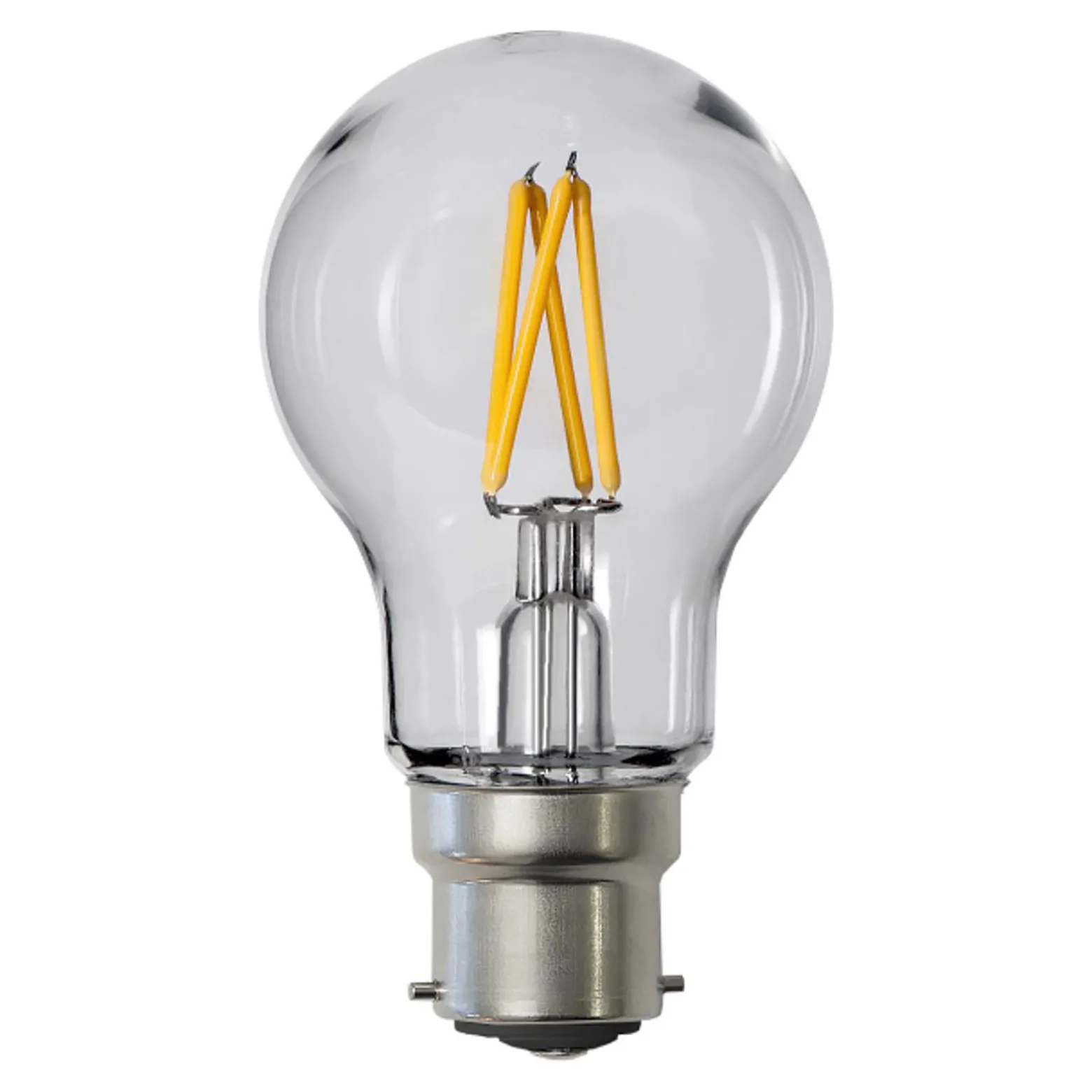LED-hehkulamppu, A55, B22, 2,4 W, kirkas, 2700 K