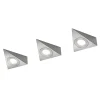 LED-kaapinalusvalaisin Ecco 3 kpl, mattanikkeli