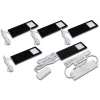 LED-kaapinalusvalaisin Eco-Pad F 5 kpl 3000K musta
