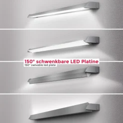 LED-kaapinalusvalaisin Hike, titaaninvärinen, L 54,7 cm, 4000 K