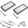 LED-kaapinalusvalaisin Sky himmennin 2 kpl 3000K ruostumaton teräs