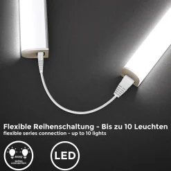 LED-kaapinalusvalaisin Xaver, pituus 57,3 cm, 2 kpl:n sarja 4000 K