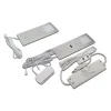 LED-kaapinalusvalo Eco-Pad F 2 kpl 3000K, alumiini