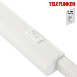 LED-kaapinvalaisin Hephaistos, valkoinen, pituus 117 cm