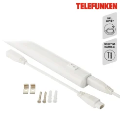 LED-kaapinvalaisin Hephaistos, valkoinen, pituus 117 cm